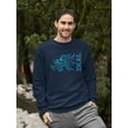 thumbnail image 2 of A Serpent Head With Ikal Text Sweatshirt Men -Ikal Designs, Male XX-Large, 2 of 4