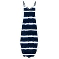 thumbnail image 5 of Fankiway Robe d'Été Décontractée Sans Manches à Col en V Fendue Ample Robe Longue de Plage avec Poche Robes de Plage pour Femmes Grande Taille, 5 of 5