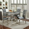 thumbnail image 2 of Amina Contemporary Round Dining Table, Champagne, 2 of 3