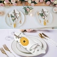 thumbnail image 2 of Cloth Napkins Set of 2 - 20x20 Inches, Bees Branches Washable Reusable Table Napkins, Farmhouse Spring Botanical Watercolor Soft & Absortbent Dining Napkin for Party Wedding Hotel Restaurant, 2 of 8