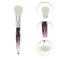 thumbnail image 3 of Unique Bargains 10 Pcs Lightweight Makeup Brush Set for Business Travel Purple White Artificial Fiber Wool Plastic, 3 of 5