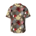 thumbnail image 2 of Haiem Maple colorful Men's Casual Shirts Short Sleeve Button Down Shirts Fashion Textured Summer Beach Shirt-X-Large, 2 of 7