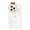 White, variant on Color Edge Phone Case with Cute Bow Knot Camera Frame Lens Protection, Shockproof Soft Clear Case for iPhone 13