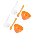thumbnail image 4 of Cuencos para mezclar mascarillas faciales Hekezhi con espátula y taza medidora para el cuidado de la piel casero, 4 of 4