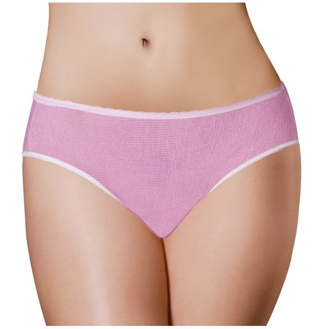 Period Underwear 3 Count Disposable Period Panties for Women and Teen Girls, Menstrual Brief with Super Absorbent Built-in Pad by UndiePads