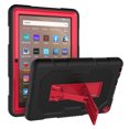 thumbnail image 1 of Pour Kindle Fire HD 8 2020 Tablette Funda Enfants Sécuritaire Robuste Silicone Étui Rigide pour Kindle Kindle Fire HD8 Plus 2020 Étui Noir Rouge, 1 of 6