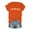 Orange, variant on LUOGENLI Female T-shirts for Womens Women's Casual Loose Crewneck Tee | Short Sleeve Top for Comfort & Style Vintage T-shirts for Women Graphic Tee Summer Clothes Orange XL