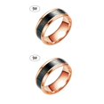 thumbnail image 4 of Guardurnaity Anillo de temperatura a prueba de agua, anillos de estado de ánimo de emoción de acero, joyería de mano sensible inteligente para parejas Type3 NO3 Guardurnaity CBP168418, 4 of 6