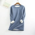 thumbnail image 3 of Minnieouse Ropa interior térmica de algodón para mujer, ropa interior térmica portátil de Color sólido lavable de manga larga con cuello para Prendas para la parte del cuerpo Azul L Minnieouse AP013396-27, 3 of 6