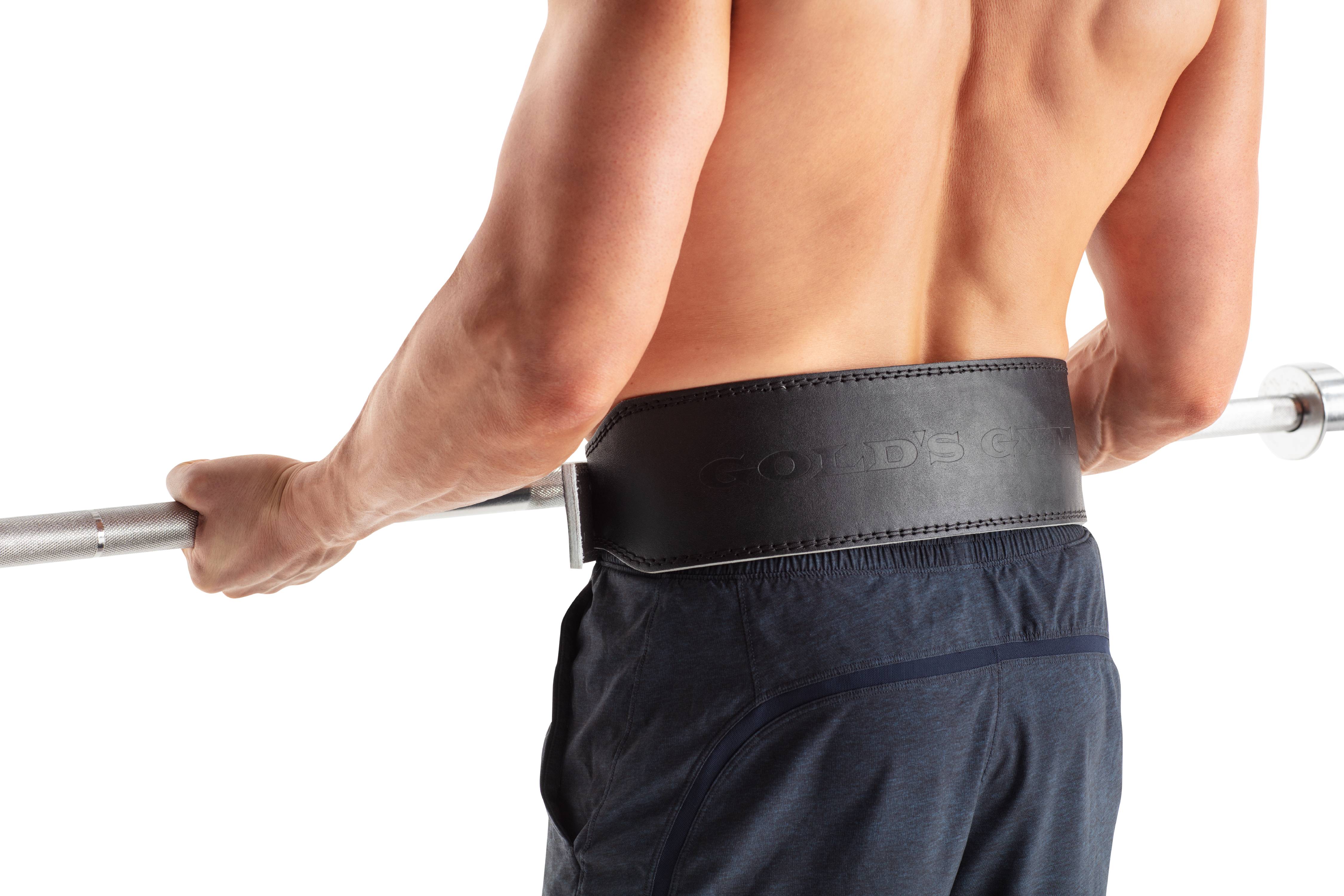 Gold's Gym Leather Weight Lifting Belt with Padded Back Support - image 5 of 5