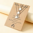 thumbnail image 3 of Visland Matching Love Heart Mother Daughter Pendant Chain Necklace Couple Gift Family Mom Jewelry, 3 of 4