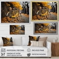 thumbnail image 4 of Designart "Golden Bicycle Expedition I" Bicycle Canvas Prints, 4 of 7