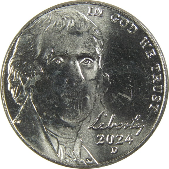 2024 D Jefferson Nickel Uncirculated 5c Coin