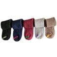 thumbnail image 2 of Lian LifeStyle Women's 5 Pairs Awesome, Breathable, Fancy and Cozy Knee High Cotton Boot Socks LW158212 Size 6-9 5 Color, 2 of 4