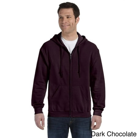 Orange Travel Jacket - Gildan Men's Heavy Blend 50/50 Full-zip Hooded Jacket