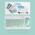 thumbnail image 2 of MesaSe Wireless Keyboard and Mouse Combo  Chargeable Up to 30 Days  2.4 GHz  Compact Mouse  with Shortcut Keys  Compatible with IOS  Android  TV  Windows  Laptop  PC  Green, 2 of 15