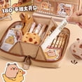 thumbnail image 5 of Kawaii Capybara Trousse à Crayons Grande Capacité Boîte de Rangement Rentrée des Classes Papeterie Kawaii Esthétique Fille Kit Scolaire Fourniture 1 Trousse à Crayons, 5 of 5