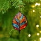 thumbnail image 5 of Acrylic Flat Printing Leaves Christmas Decorations Christmas Tree Decorations Hanging Pendants, 5 of 5