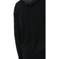 thumbnail image 5 of X RAY JEANS Mens Full-Zip Sweater Jacket With Fluffy Fleece Lined Hood, Black, 2XL, 5 of 5