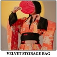 thumbnail image 3 of MLINS 10 Inch Fan Packaging Bag Travel 35.00X6.00X0.20CM Dark Brown, 3 of 8