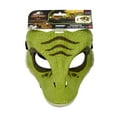 thumbnail image 2 of Mattel Jurassic World Dino Escape Green Plastic Velociraptor Mask, with Adjustable Straps for Kids, 2 of 9