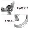 thumbnail image 3 of SHOWERORO 1Jgo Para Puerta Con En Aleación De Zinc Plata Vintage Resistente, 3 of 8