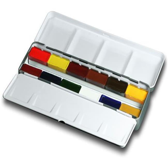 Da Vinci Paint SetWCPAN12FP1 Full Pan Travel Tin Watercolor