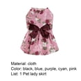 thumbnail image 4 of SPRING PARK Party Dog Clothes Pets Puppy Bowknot Design Attractive Soft Princess Skirt Dress Cat Summer Costume, 4 of 6