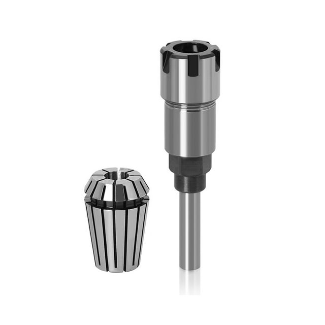Tige de Mandrin d'Extension pour Embout de Routeur, Tige de Mandrin Portable Professionnelle, Coupe Résistante à l'Usure, Fraisage, Gravure, à Main, Adaptateur de Meulage, Accessoires, ER16-8mm