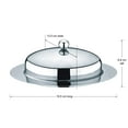 thumbnail image 2 of Cuisinox Stainless Steel Butter Dish with Lid, Oval - 7.5"¬†x 5.25", 2 of 3