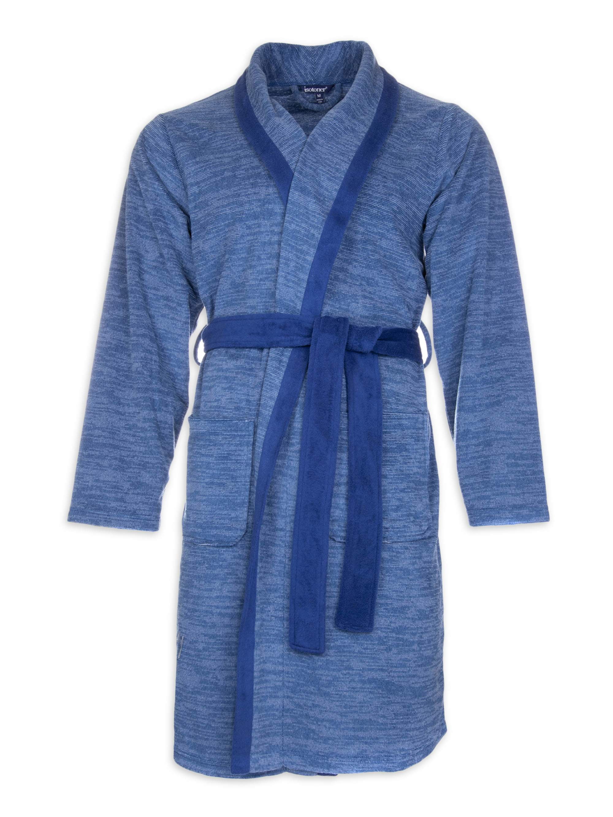Blue Arena Dressing Gown Or Bathrobe in Slate Blue Mens Clothing Nightwear and sleepwear Robes and bathrobes for Men 
