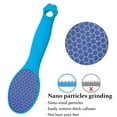 thumbnail image 3 of Lima para pies, removedor de callos de nanovidrio y cortaúñas, herramienta para el cuidado de los pies, pedicura, para quitar los talones agrietados, color azul, 3 of 6
