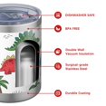thumbnail image 4 of 12oz Tumblers Green Dinosaurs with Ferns Simply Vacuum Insulated Stainless Steel Travel Tumbler Cups Mug with Lid and Straw for Beer,Coffee,Beverages with Cleaning Brush for Cold & Hot Drinks, 4 of 5