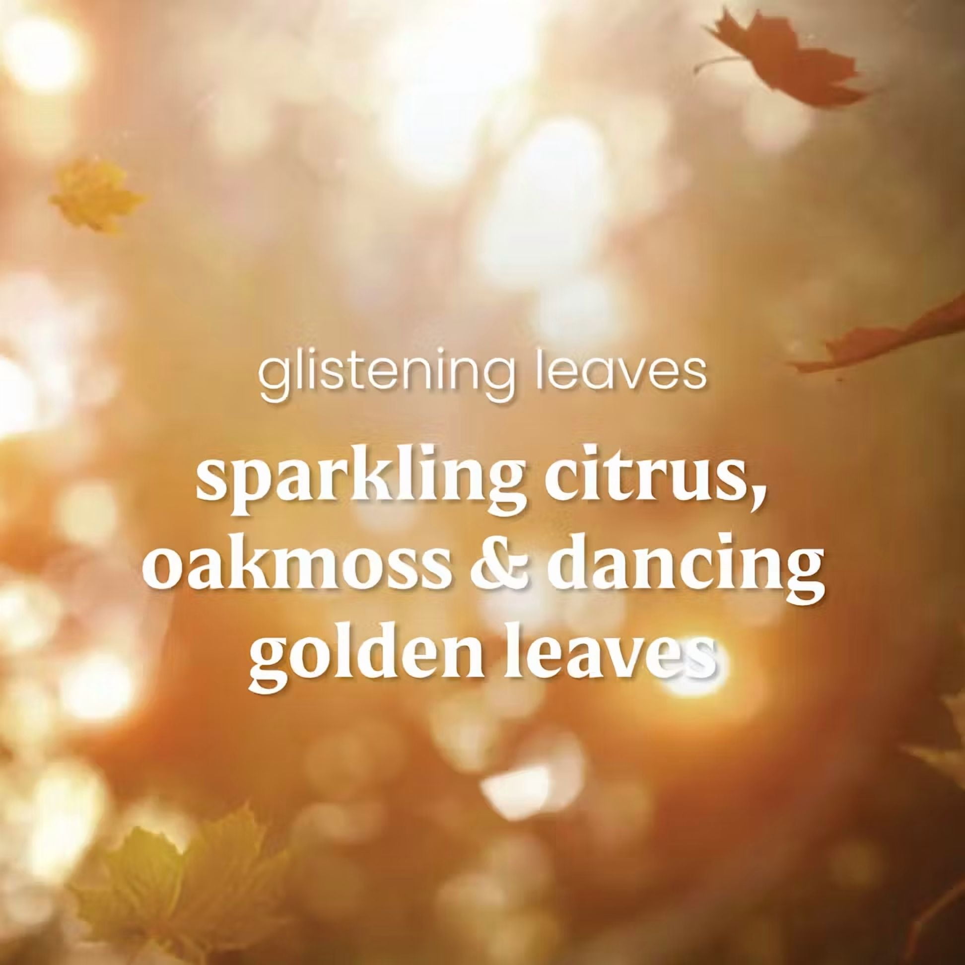 Yankee Candle Fantastical Fall Collection - Glistening Leaves - Medium 14.25 Single Wick Pillar Candle
