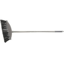 SHOWERORO Brooms for Sweeping Indoor Home Broom with Long Handle Lightweight Design Dark Grey 11.8X7.9X1.2In