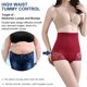 thumbnail image 3 of Lojalitet Pantalones súper de control de cadera para mujer, ropa interior moldeadora de cintura alta para levantamiento de glúteos, calzoncillos cortos ajustados sin costuras - Rojo, 3 of 5