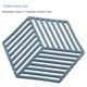 thumbnail image 2 of Salvamanteles de silicona y almohadillas calientes, 5 uds., herramienta de cocina multifunción de calor hexagonal para tapetes para cuencos, manteles individuales, 2 of 5