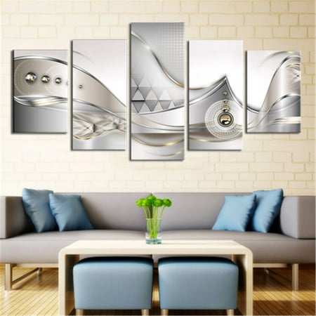 Deal of the Day - Moaere Art Wall Art Oil Painting Giclee Landscape Canvas Prints for Home Decorations 5 Panels Unframed/Framed Deal of the day