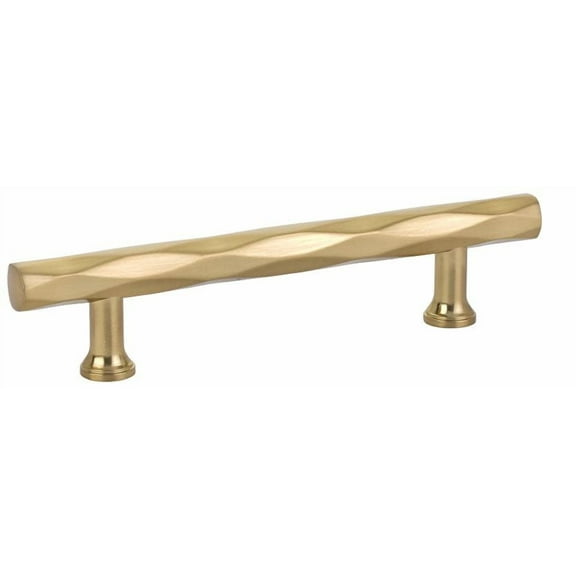 Emtek 86431US4 Tribeca 8 in. Cabinet Pull, Satin Brass