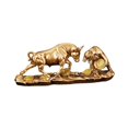 thumbnail image 4 of deevoka Animal Sculpture Decor Modern Bull Statue for Desktop Shop Room S, 4 of 9