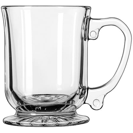 mainstays 16 oz clear glass cappuccino mug
