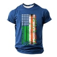 thumbnail image 3 of Ceisia Men's St. Patrick's Day American Irish Flag Shamrock T-Shirt | Short Sleeve Crew Neck Casual Tee Gifts, 3 of 4