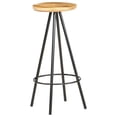 thumbnail image 5 of vidaXL Bar Stools 2 pcs Rough Mango Wood, 5 of 5