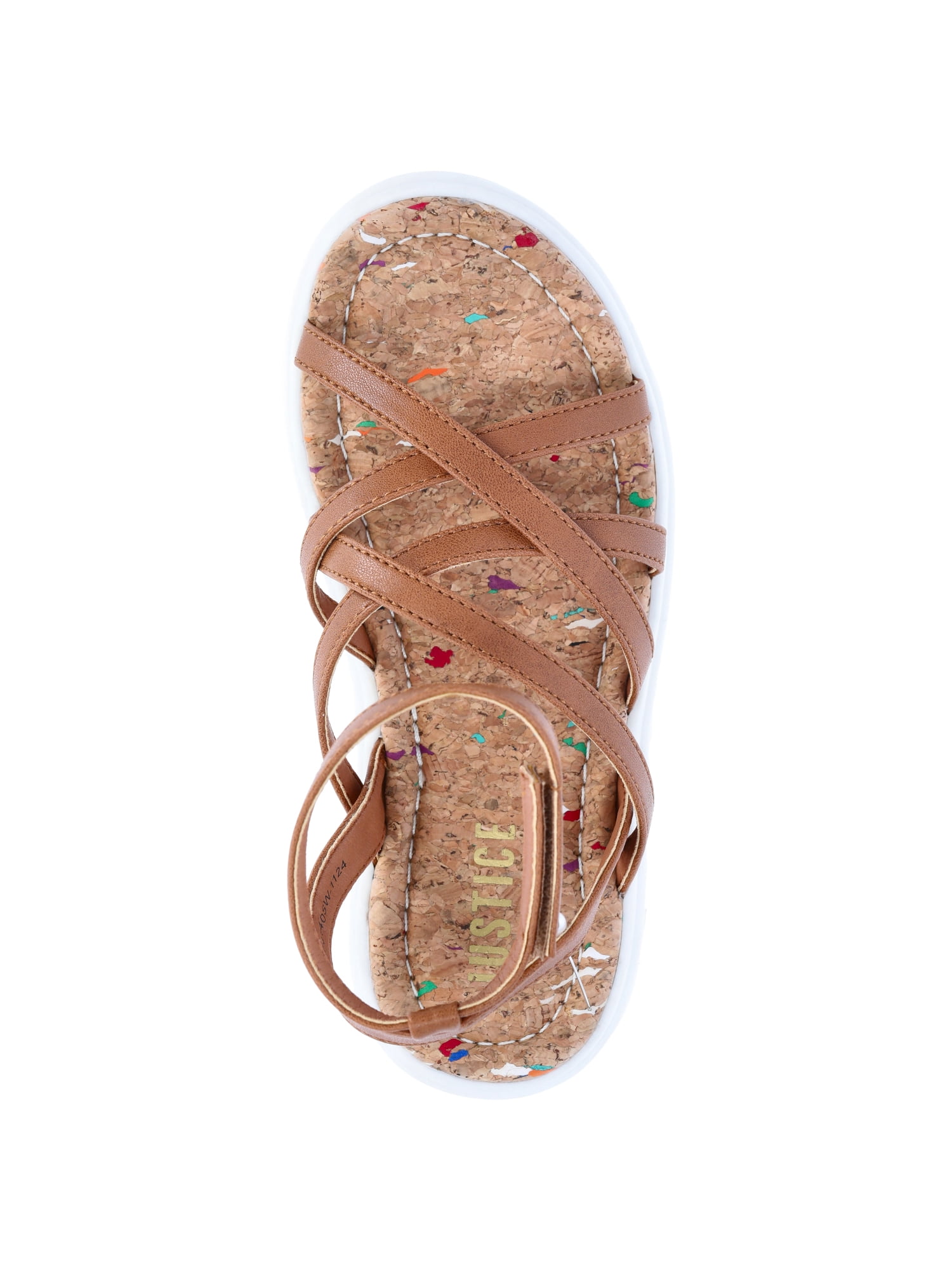 Justice Little Girl & Big Girl Strappy Sandals