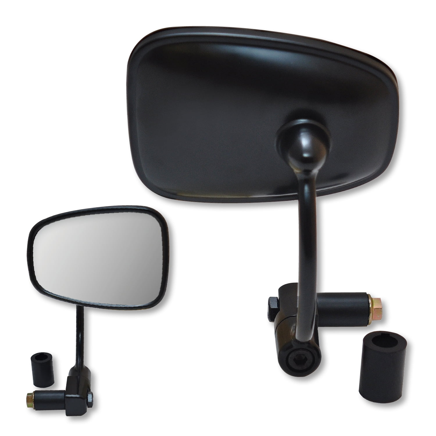 Ken Sean 97061 4 Diameter Lens Size Bar-End Mount Snowmobile Mirror