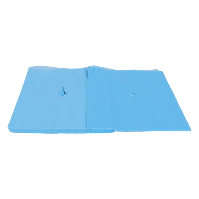 Cover 100Pcs Face Rest Cover Hole Design Water Absorption Breathable Disposable Headrest Cover for Beauty Salons
