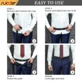 thumbnail image 4 of SUOSDEY Shirt Stays Belt for Men Adjustable Elastic Non-slip Wrinkle-Proof Strap, 4 of 6