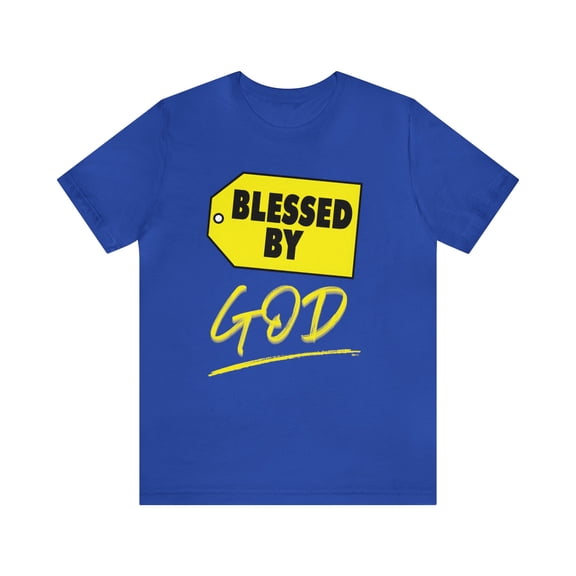 DJH Apparel | Blessed By God Christian Inspirational Unisex T-Shirt