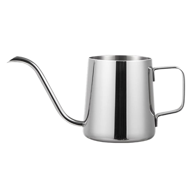 Indoor Watering Can 12oz Capacity Rustproof 304 Stainless Steel Long Spout Water Pot
