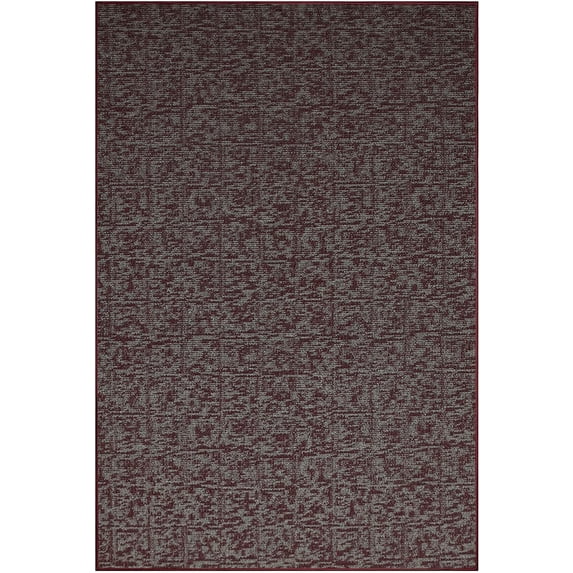 Indoor Outdoor custom size area rugs made in USA comes in Ten colors and Nine shapes rectangular,round,square,runners,oval,hexagon,octagon,half round - Burgundy, 8' x 11' Area Rugs